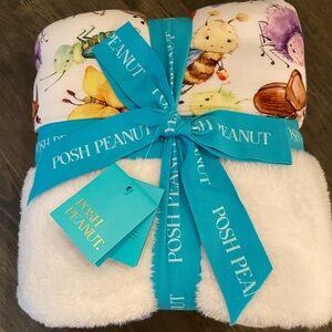 Posh Peanut Bentley Plush Patoo Blanket NWT